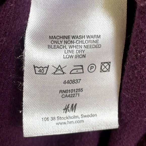 H&M Vintage Purple Satin Track Jacket Limited Edition size 2, XS - Picture 8 of 15